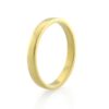 gold wedding band, plain, real gold