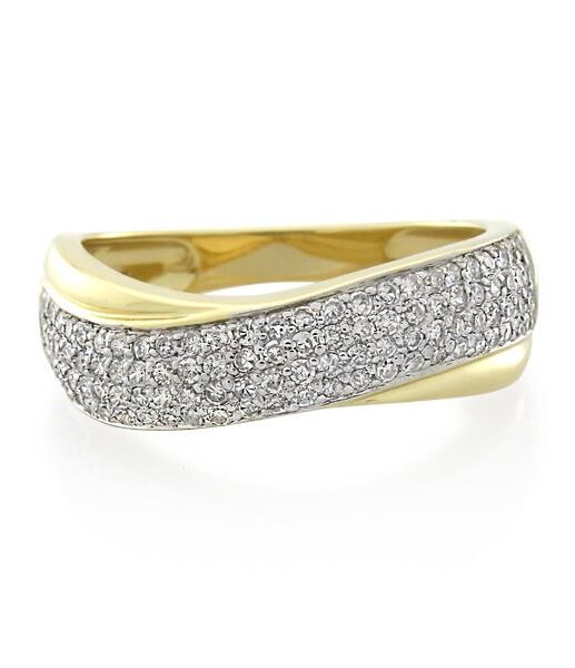 9CT Yellow Gold 0.50ct Diamond Ladies Ring - Monty Adams