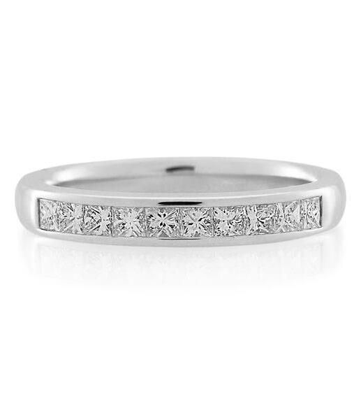 18CT White Gold 0.52ct Diamond Ladies Ring - Monty Adams