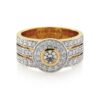 18CT Yellow Gold 0.75ct Diamond Ladies Ring - Monty Adams