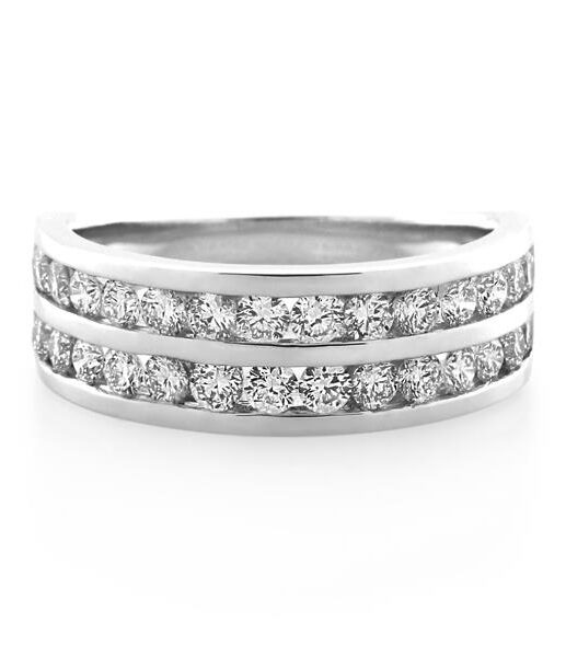 9CT White Gold 1.01ct Diamond Ladies Ring - Monty Adams