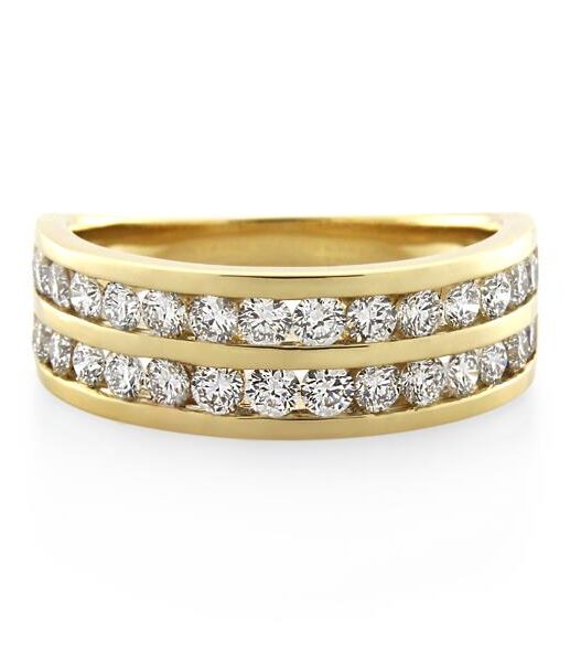 9CT Yellow Gold 1.01ct Diamond Ladies Ring - Monty Adams
