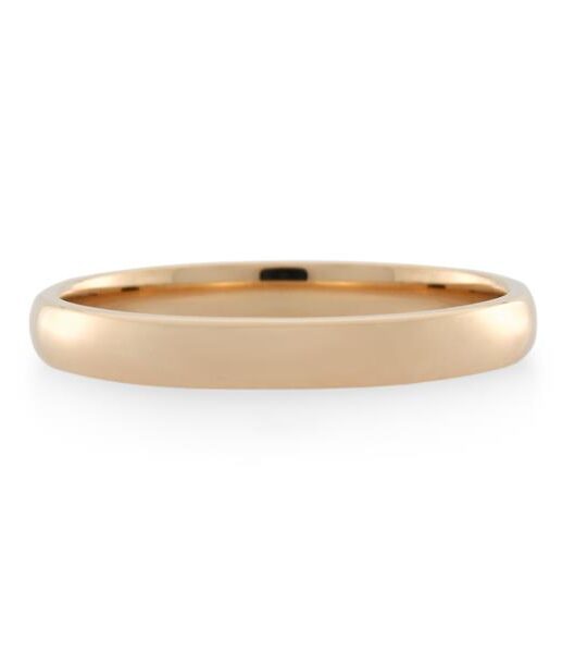 18CT Rose Gold  Ladies Ring Width 3 mm. - Monty Adams