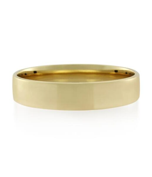 18CT Yellow Gold  Ladies Ring Width 5 mm. - Monty Adams