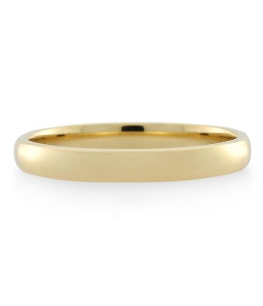 18CT Yellow Gold  Ladies Ring Width 3 mm. - Monty Adams
