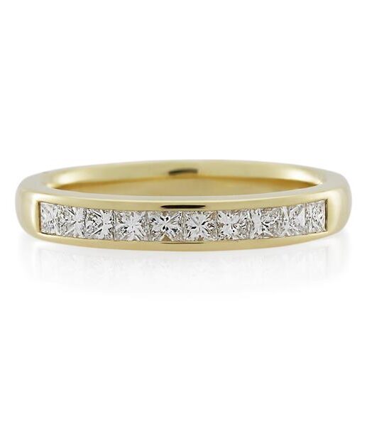 9CT Yellow Gold 0.50ct Diamond Ladies Ring - Monty Adams