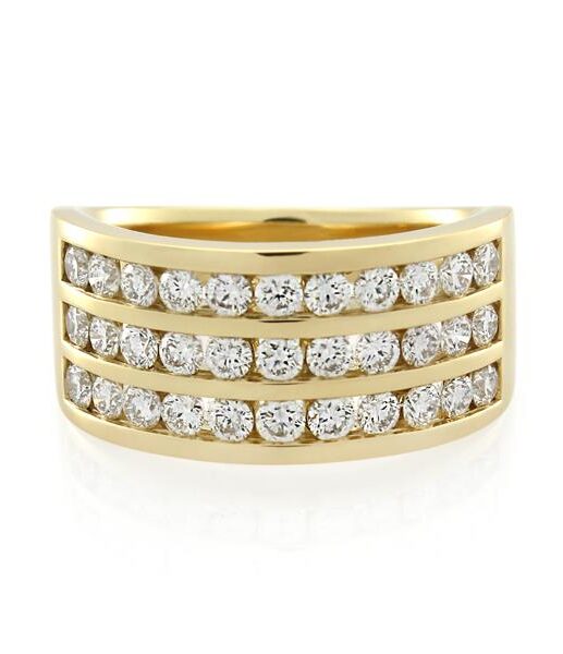 18CT Yellow Gold 1.00ct Diamond Ladies Ring - Monty Adams