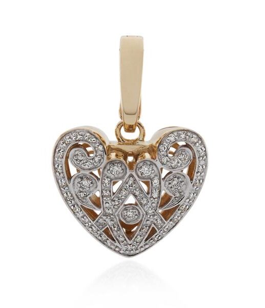 9CT Rose Gold 0.33ct Diamond Pendant - Monty Adams