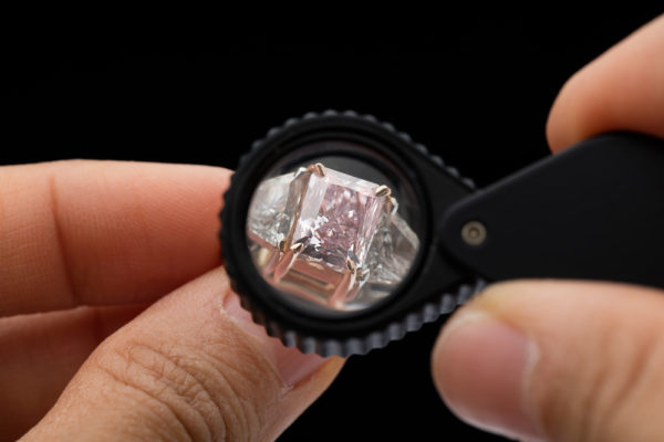 pink diamond ring