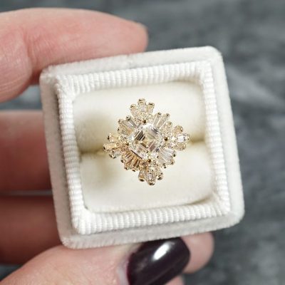 vintage style engagement rings