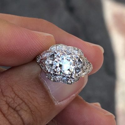 vintage style engagement rings