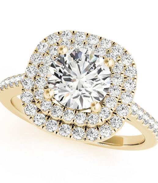 Round-double-halo-diamond-Engagement-Ring