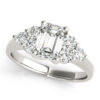 Platinum-diamond-cluster-ring
