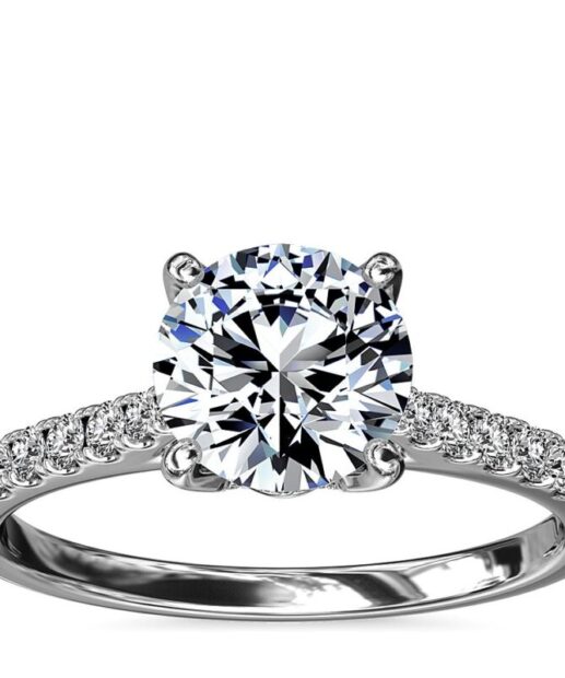 Pave-diamond-engagement-ring-in-platinum